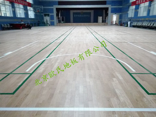 山西晉中國(guó)稅局體育館木地板案例