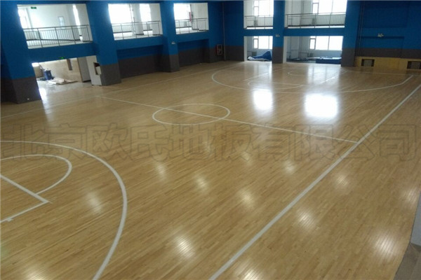 山西運動木地板：陽泉市城區(qū)行政審批服務中心 籃球館地板案例
