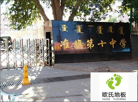 內(nèi)蒙古準(zhǔn)格爾旗第十中學(xué)體育館運(yùn)動(dòng)木地板案例