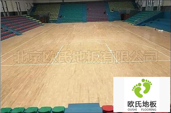 雙龍骨運(yùn)動木地板--湖南吉首市花垣縣體育館成功案例