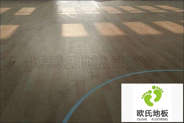 煙臺開發(fā)區(qū)第十小學運動木地板工程案例